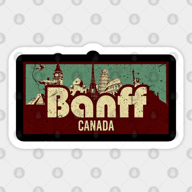 Banff Canada Sticker by SerenityByAlex